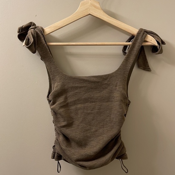 NWT Free People Boulevard Tank top in Oregano size xs - Picture 4 of 7